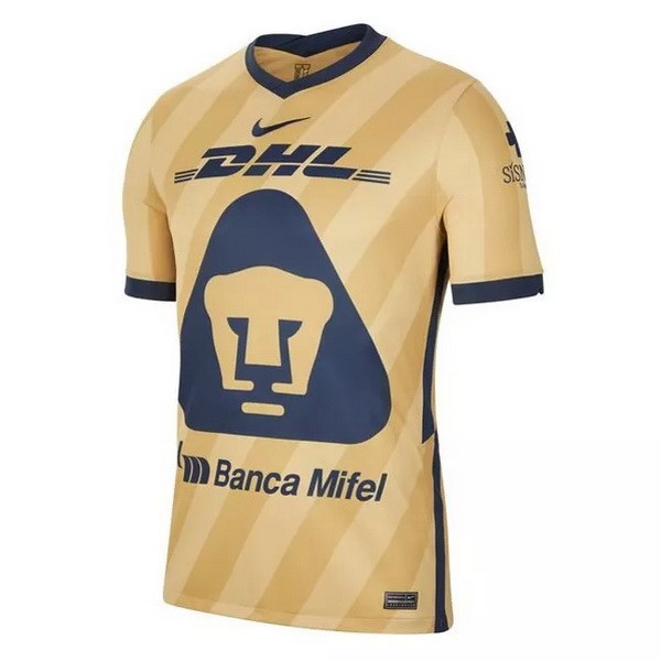 Tailandia Camiseta UNAM Pumas Replica Tercera Ropa 2020/21 Amarillo